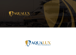 Logo Design by damakyjr for Aqualux Yacht Management LLC | Design: #33821036