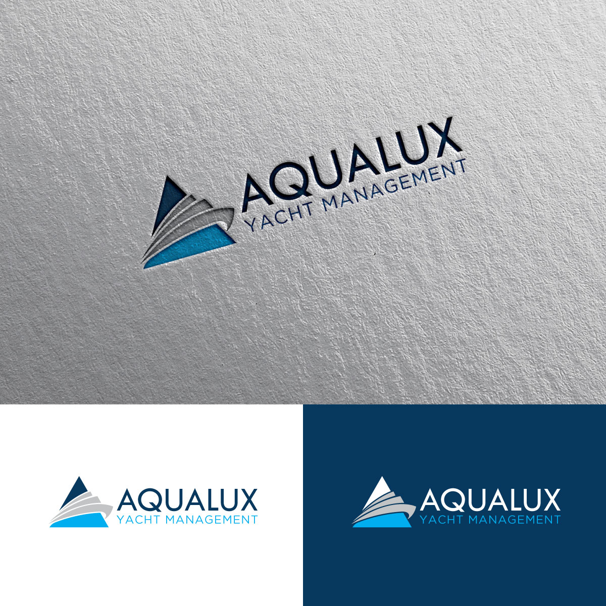 Diseño de Logo por Alex Henry para Aqualux Yacht Management LLC | Diseño #33819568