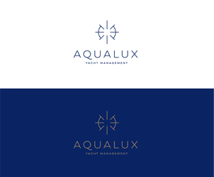Logo Design by Drawing Room for Aqualux Yacht Management LLC | Design: #33820458