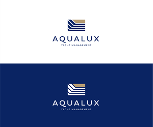 Logo Design by Drawing Room for Aqualux Yacht Management LLC | Design: #33820556