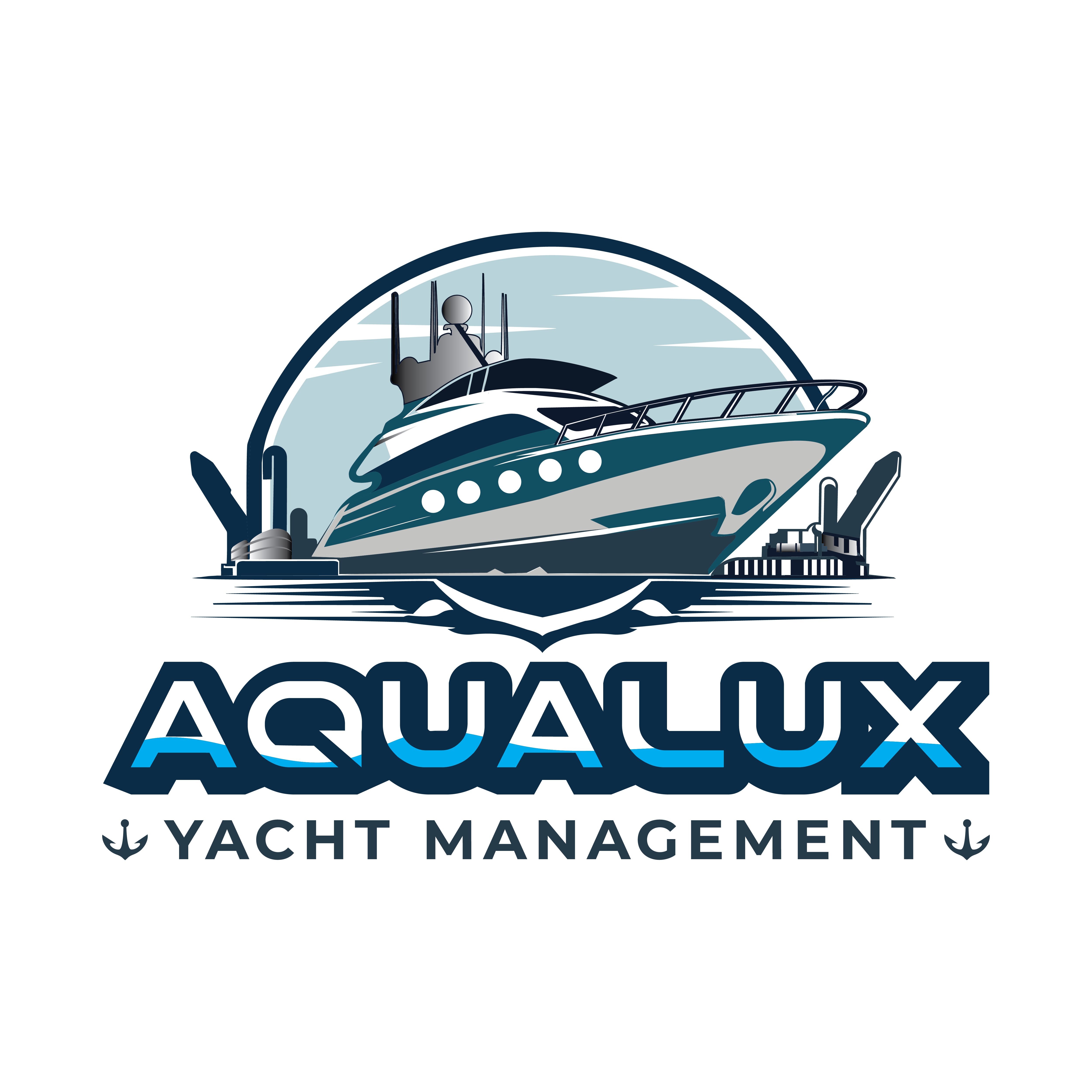 Logo Design by jobayor73 for Aqualux Yacht Management LLC | Design #33826341