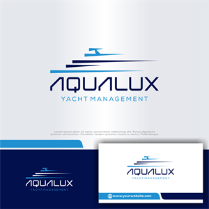 Diseño de Logo por win it para Aqualux Yacht Management LLC | Diseño: #33819645