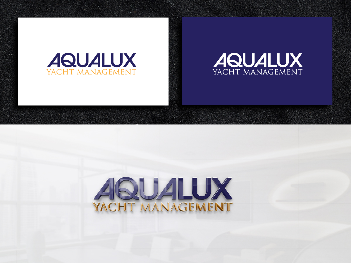 Logo Design by ArtSamurai for Aqualux Yacht Management LLC | Design #33827359