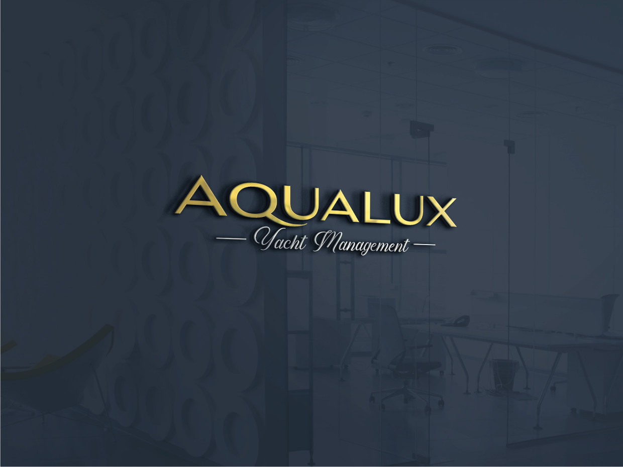 Logo Design by Atvento Graphics for Aqualux Yacht Management LLC | Design #33823208