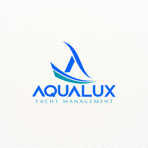 Logo Design by Peachey's Design 2024 for Aqualux Yacht Management LLC | Design #33823580