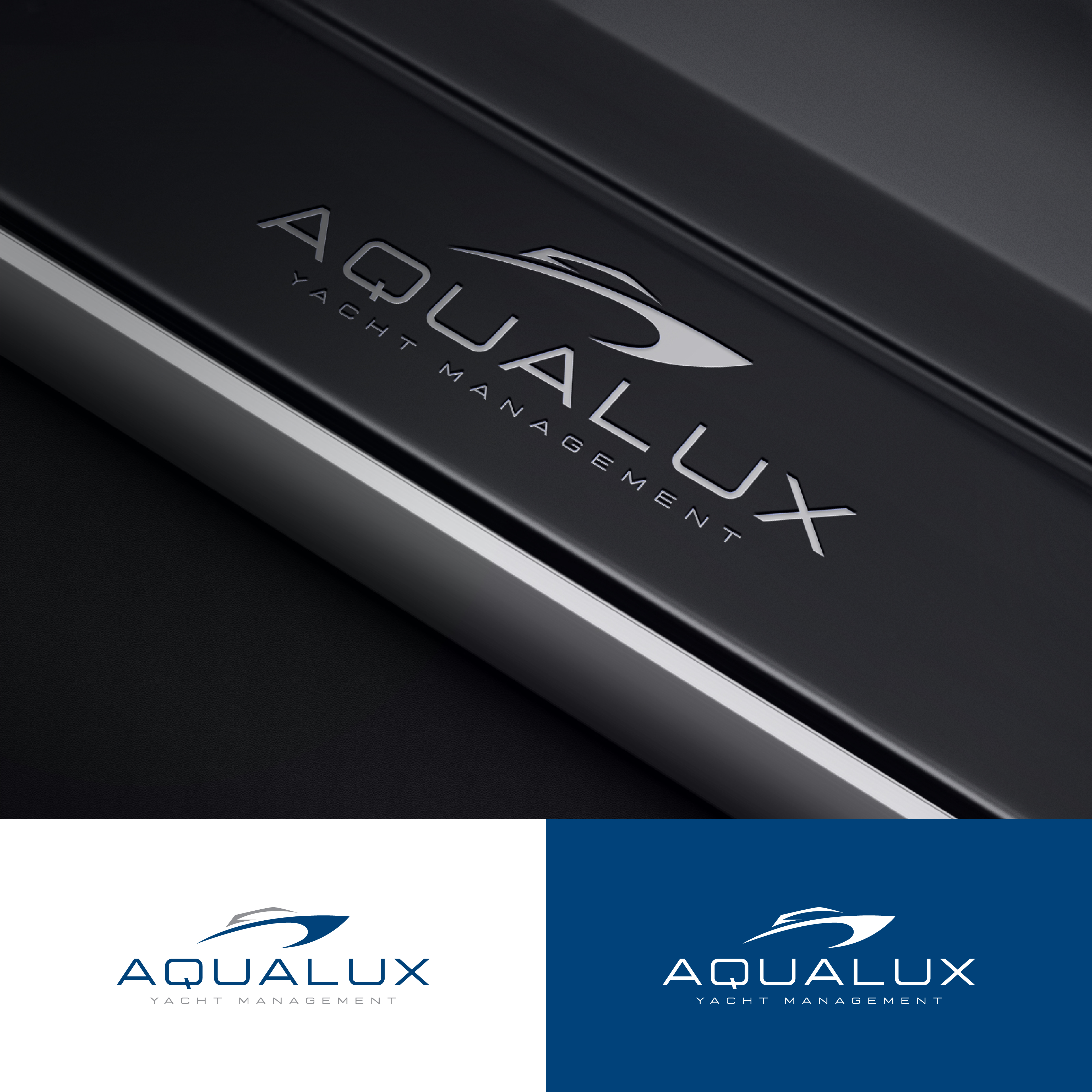 Logo Design by sushsharma99 for Aqualux Yacht Management LLC | Design #33832837