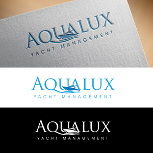 Logo Design by GODDREAMCREATION for Aqualux Yacht Management LLC | Design #33820350