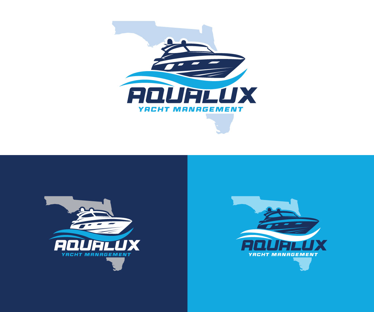 Logo-Design von Ansh Design für Aqualux Yacht Management LLC | Design #33822212