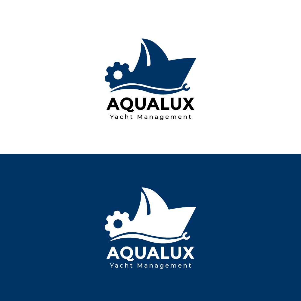 Logo Design by Tan-D for Aqualux Yacht Management LLC | Design #33823726