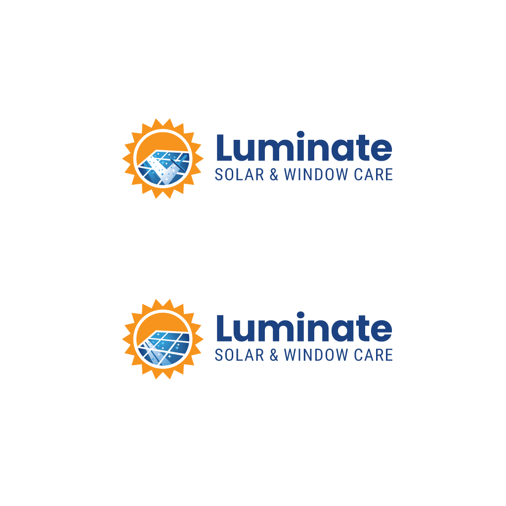 Diseño de Logo por coloratura para Luminate Solar & Window Care | Diseño #33868842