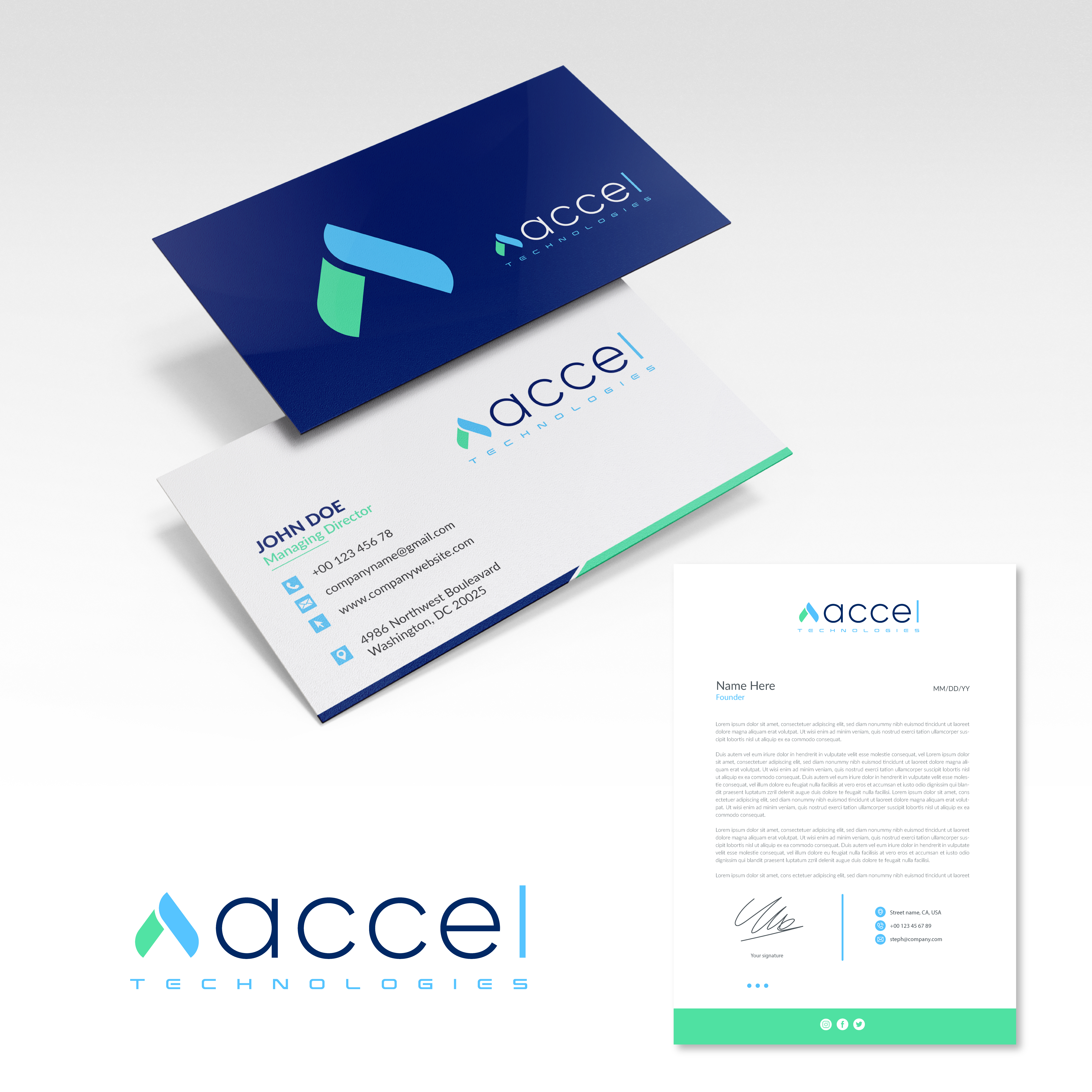 Diseño de Logo por UMBRA Designs para Accel Technologies | Diseño #33826839
