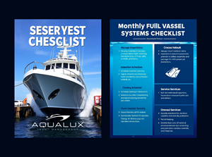 Flyer Design by Suvendu.S for Aqualux Yacht Management LLC | Design: #33853400