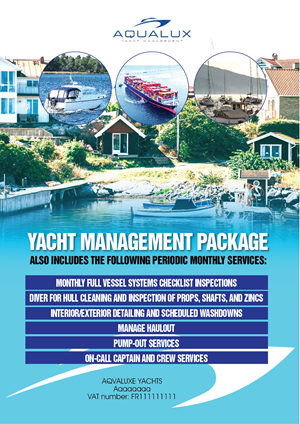 Flyer Design by shawn 18 for Aqualux Yacht Management LLC | Design: #33848832