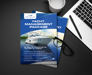 Flyer-Design von websmartusa für Aqualux Yacht Management LLC | Design #33840423