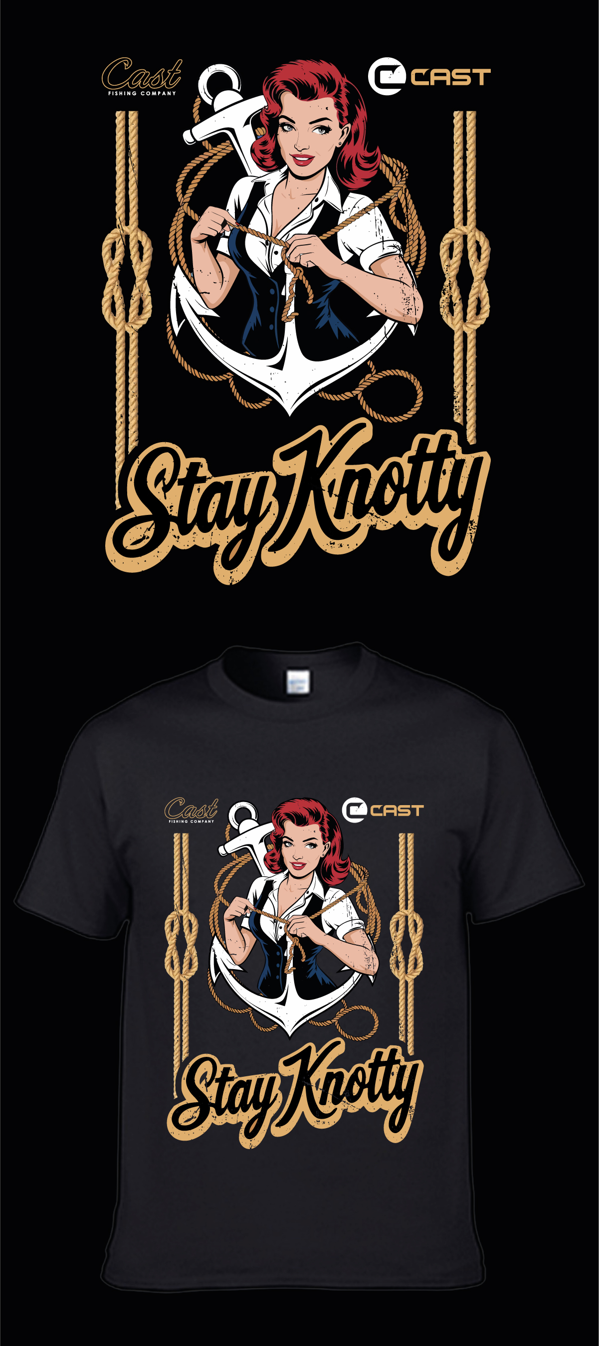 T-shirt Design by mounir.co for Cast Threads | Design #33844018
