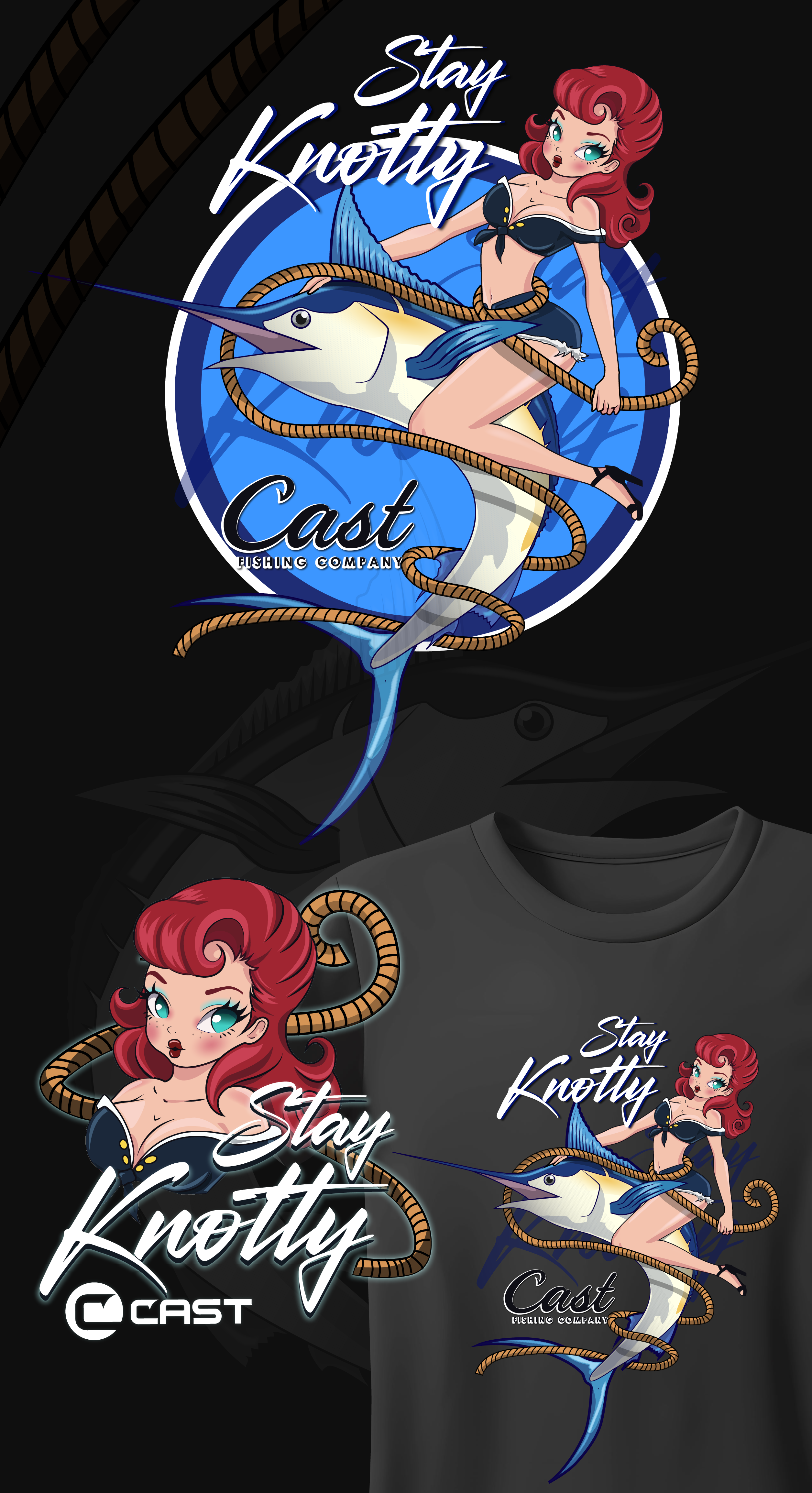T-Shirt-Design von potoko für Cast Threads | Design #33900055