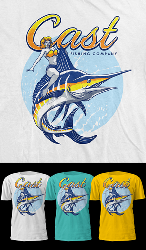 T-Shirt-Design von D'Mono für Cast Threads | Design #33905637