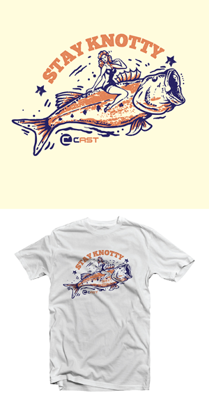 T-Shirt-Design von Ngoeg für Cast Threads | Design #33905867