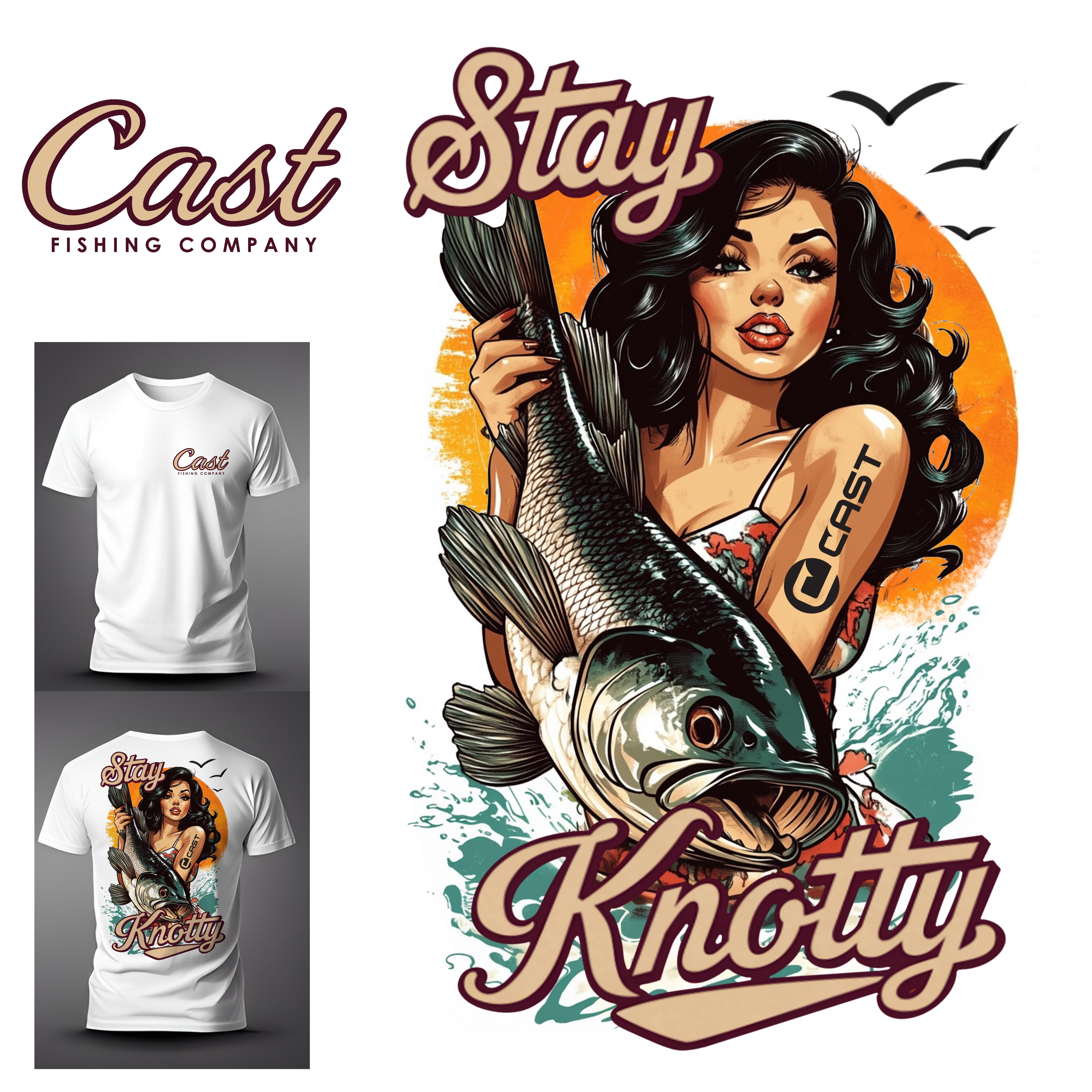 T-shirt Design by Eli boscan for Cast Threads | Design #33894682
