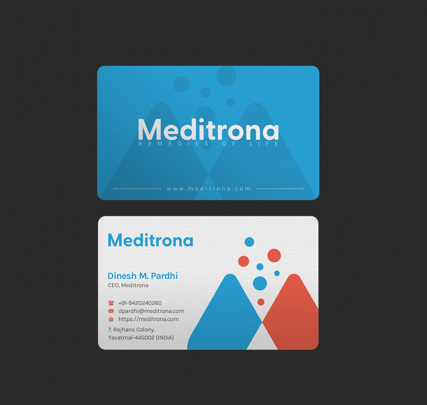 Business Card Design by INDIAN_Ashok for this project | Design #33847946