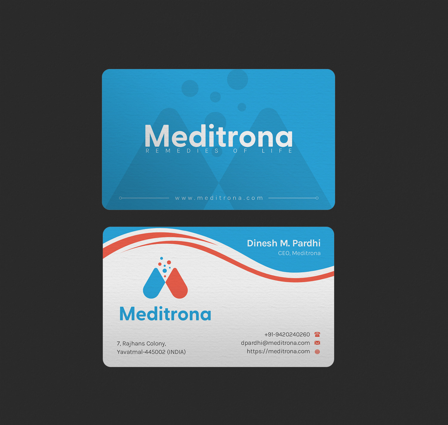 Business Card Design by INDIAN_Ashok for this project | Design #33847956