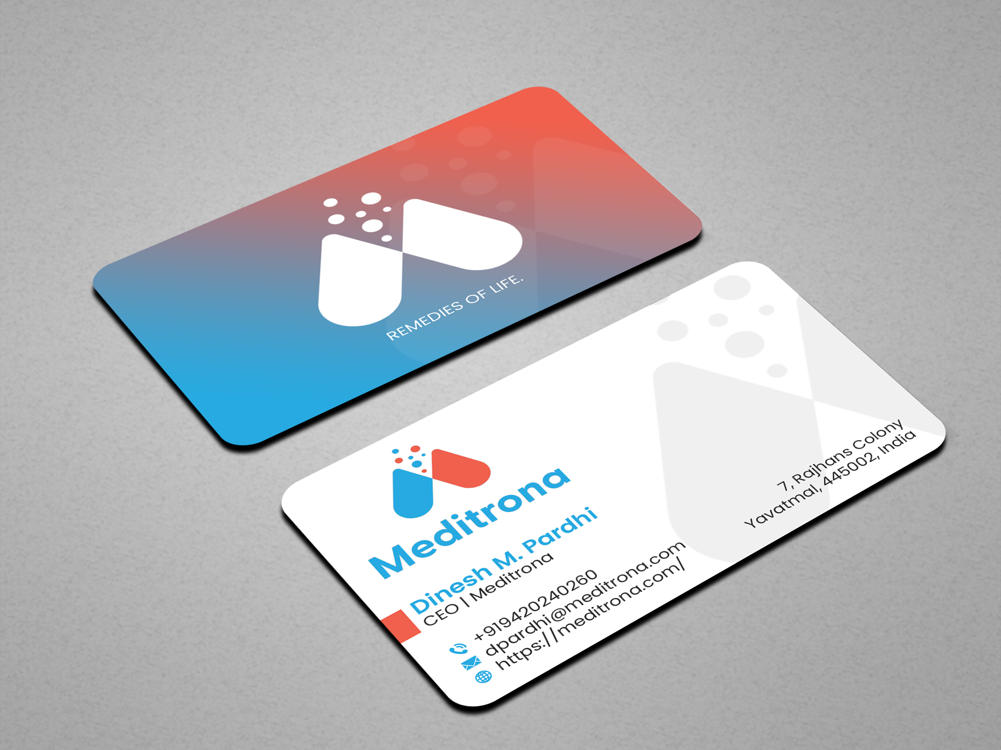Business Card Design by Creations Box 2015 for this project | Design #33864669