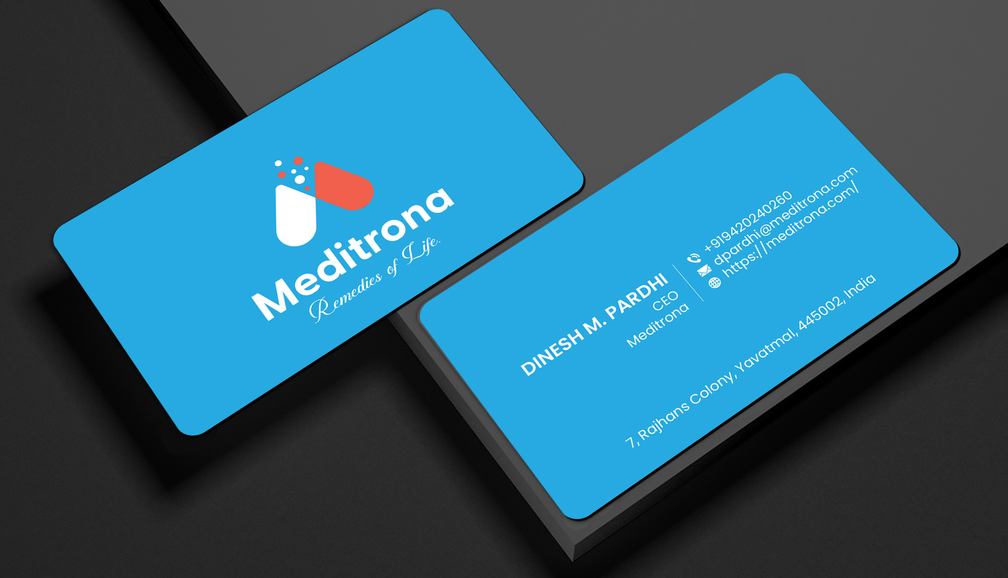 Business Card Design by Creations Box 2015 for this project | Design #33864671