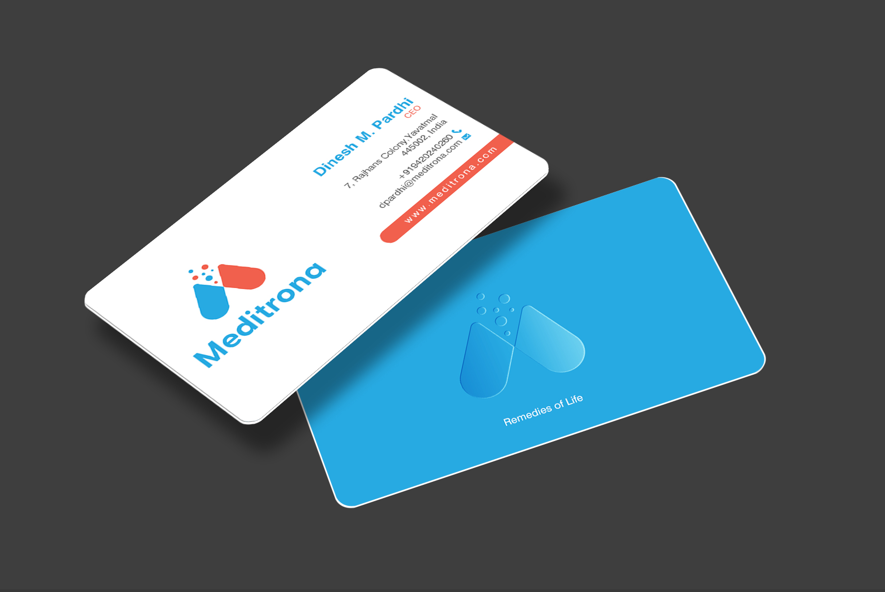 Business Card Design by chandrayaan.creative for this project | Design #33839688