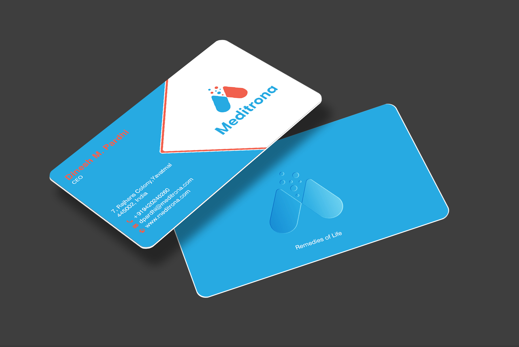 Business Card Design by chandrayaan.creative for this project | Design #33839689