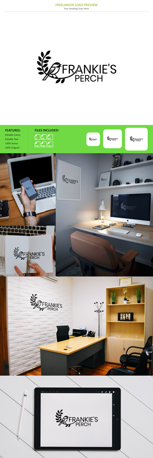 Logo-Design von VectorForge für Frankie's Perch | Design: #33843585