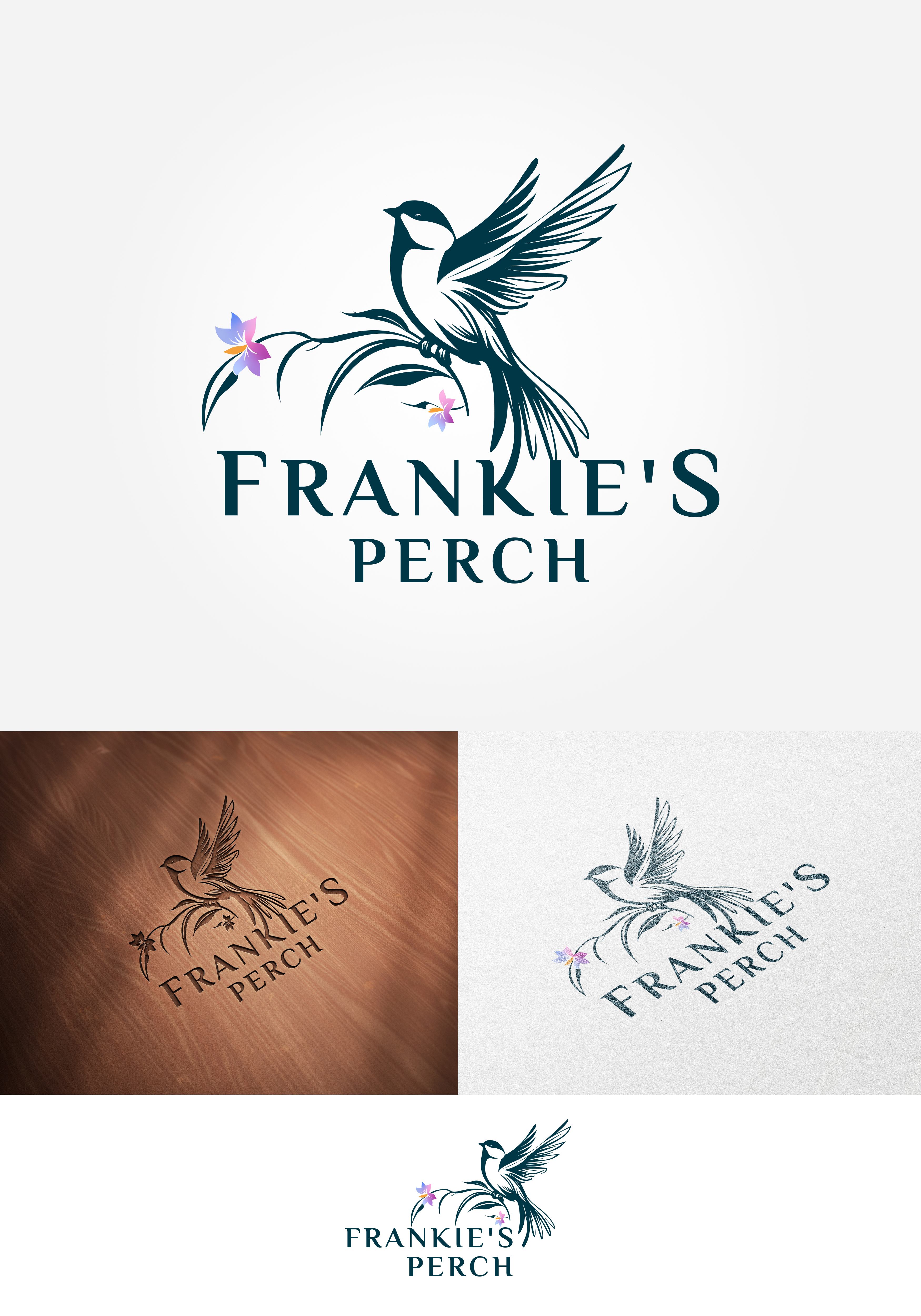 Logo Design by logopiksel for Frankie's Perch | Design #33845951