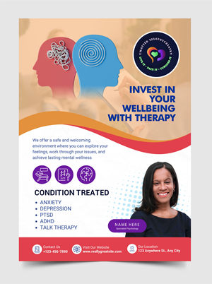 Diseño de Flyer por Rajneesha para U Matter Telepsychiatry Healthcare Services | Diseño: #33843542