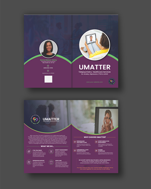 Design de Flyer par Nel. pour U Matter Telepsychiatry Healthcare Services | Design : #33852167
