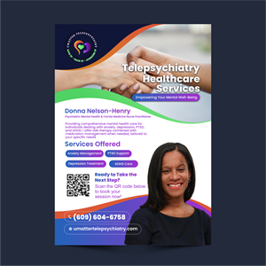 Diseño de Flyer por ThiagoB para U Matter Telepsychiatry Healthcare Services | Diseño: #33848822