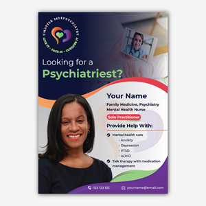Design de Flyer par Bidita Saha pour U Matter Telepsychiatry Healthcare Services | Design : #33843467