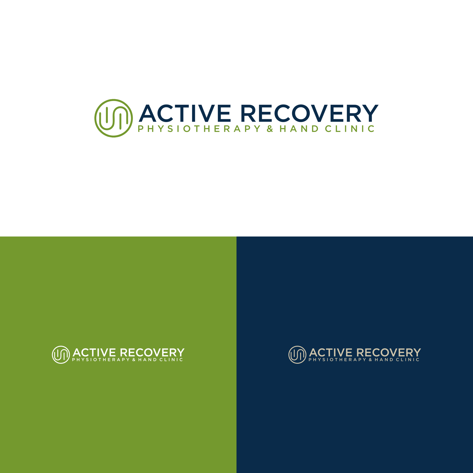 Diseño de Logo por ni9 para Active Recovery Physiotherapy & Hand Clinic | Diseño #33842853