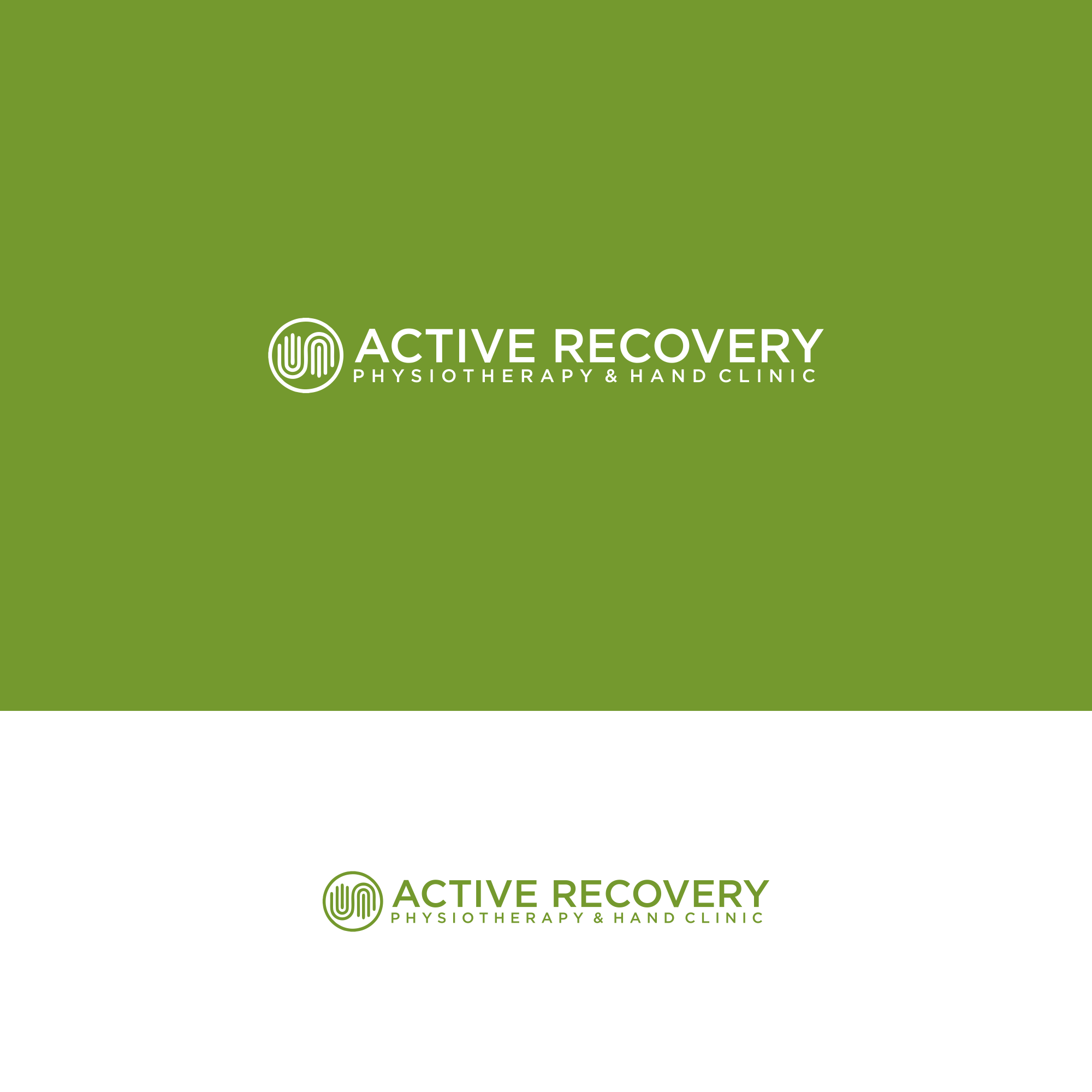 Diseño de Logo por ni9 para Active Recovery Physiotherapy & Hand Clinic | Diseño #33854050