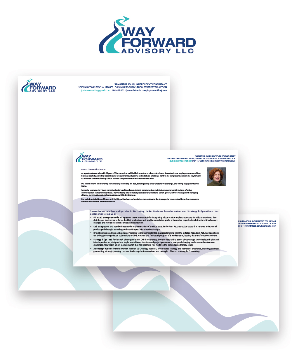 Design Graphique par StudioD™ pour Way Forward Advisory LLC | Design #33837084