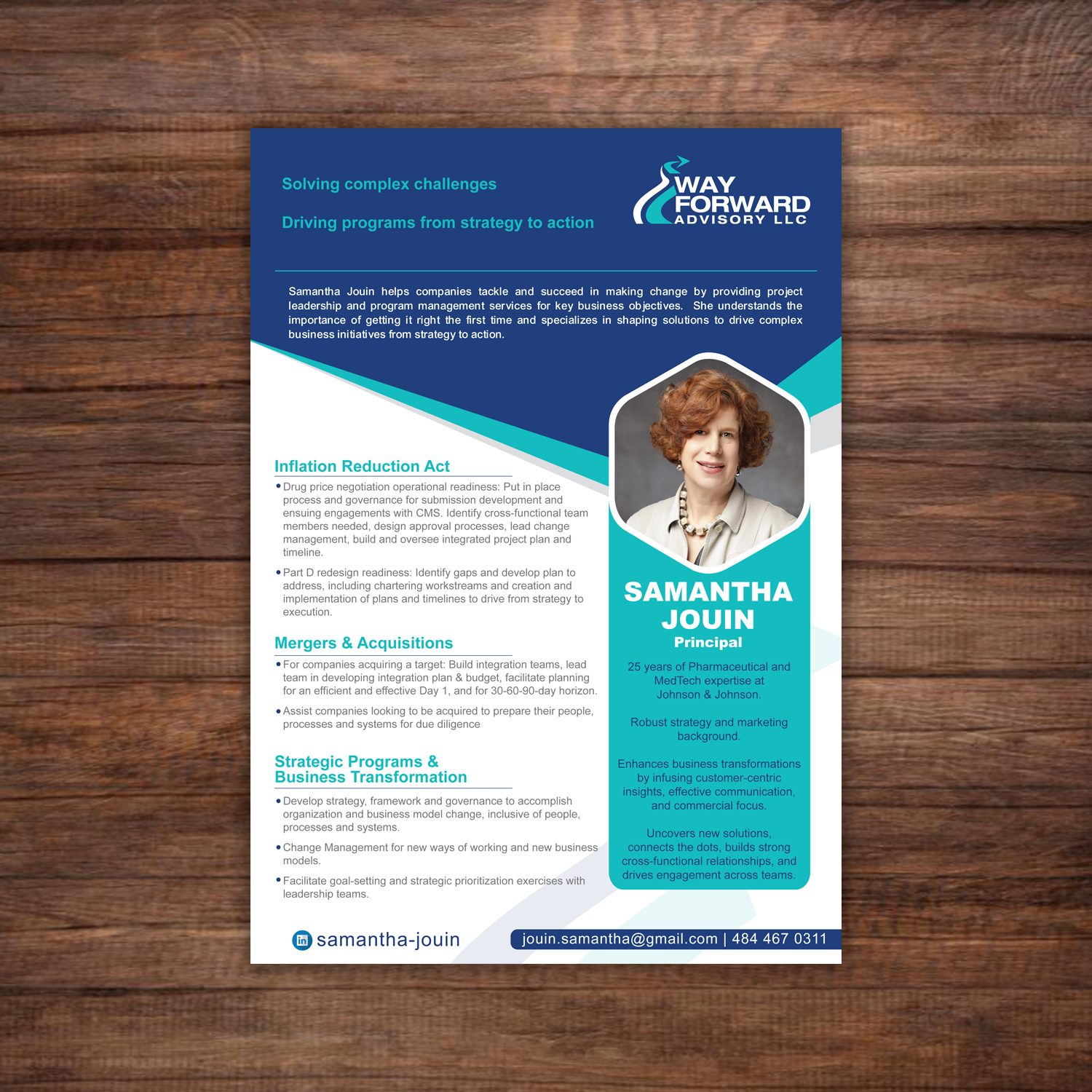 Design Graphique par DesignFriday pour Way Forward Advisory LLC | Design : #33928801