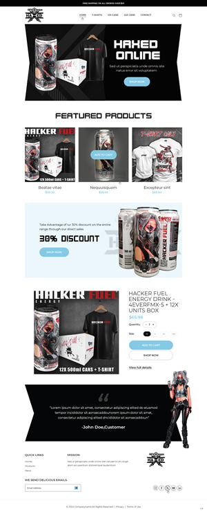HAXED ONLINE - Online Merchandise Shop