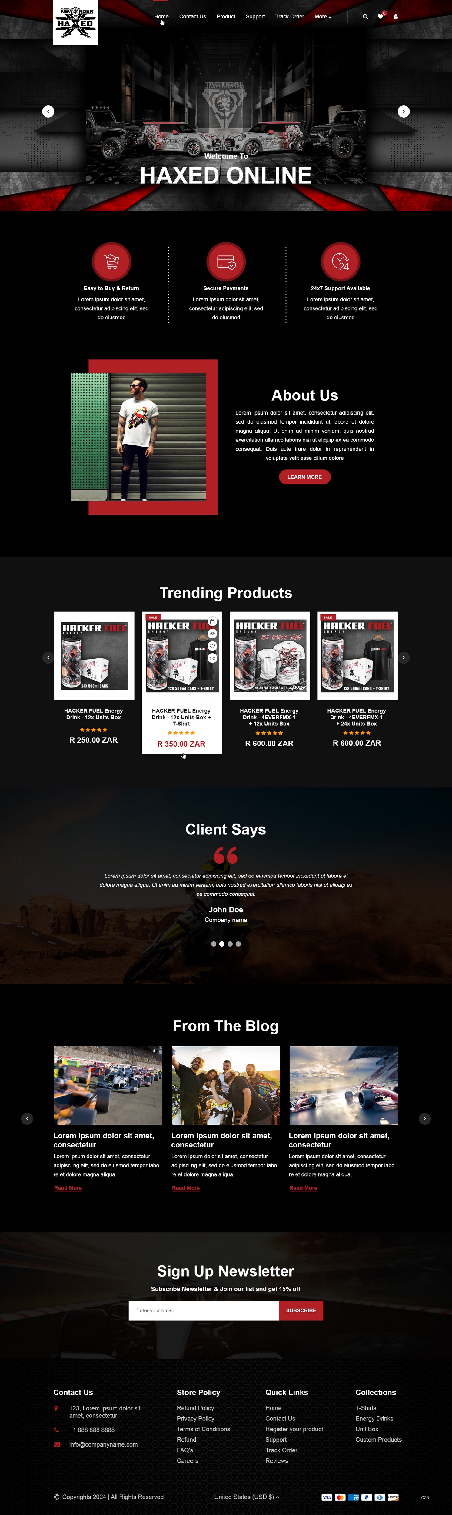 Diseño de Shopify por pb para este proyecto | Diseño #33843038