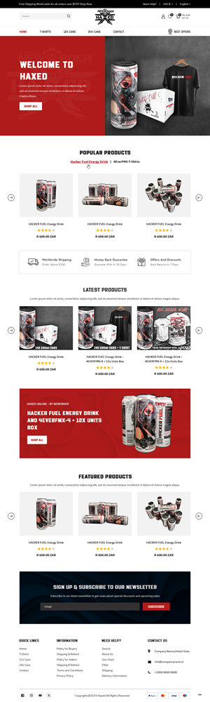 Shopify-Design von pb für dieses Projekt | Design: #33843045