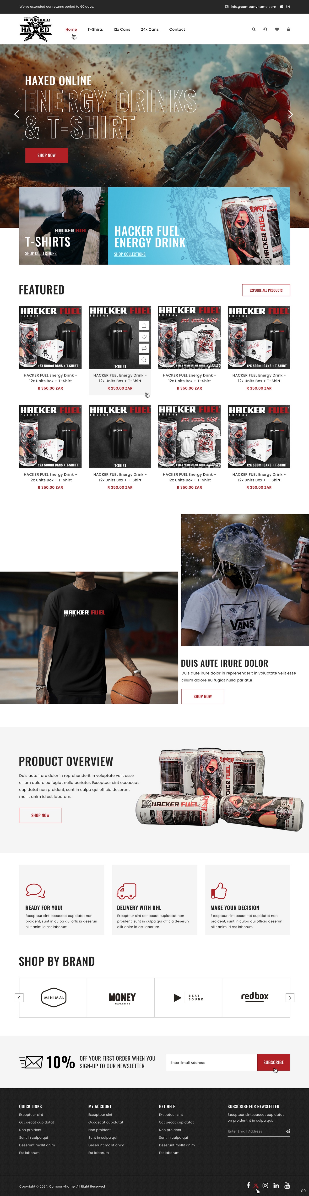 Shopify-Design von pb für dieses Projekt | Design #33843047