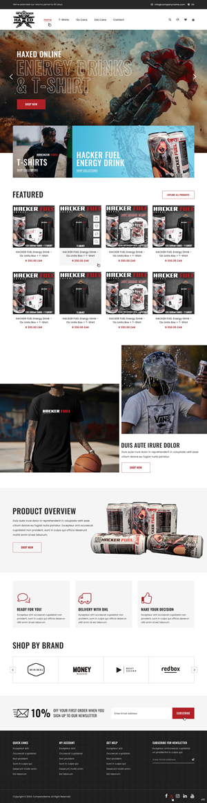 Shopify-Design von pb für dieses Projekt | Design: #33843047