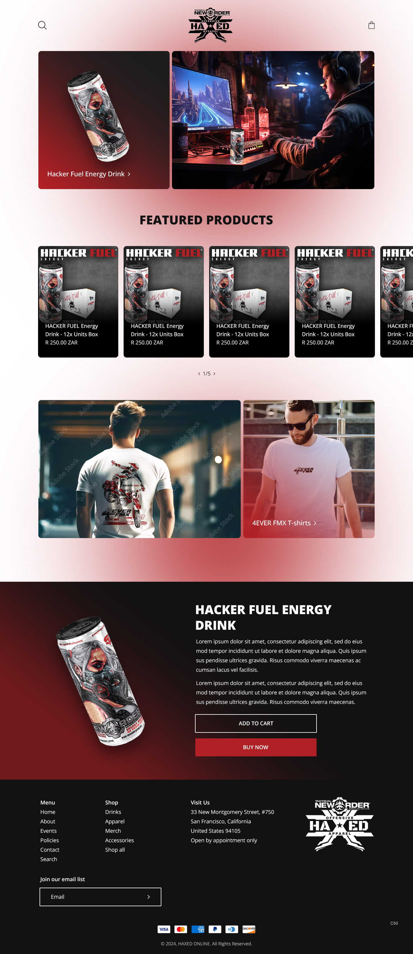 Shopify Design by pb for this project | Design #33849864
