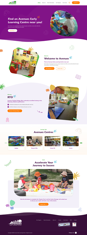 Web Design by IDesign1606 for Little Lane Early Learning Centre | Design: #33979164