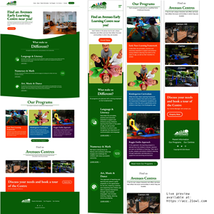 Web Design by 21.owl for Little Lane Early Learning Centre | Design: #34016753