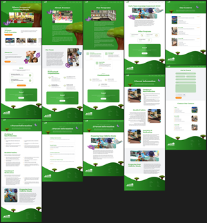 Web Design by hanashobu for Little Lane Early Learning Centre | Design: #33884510