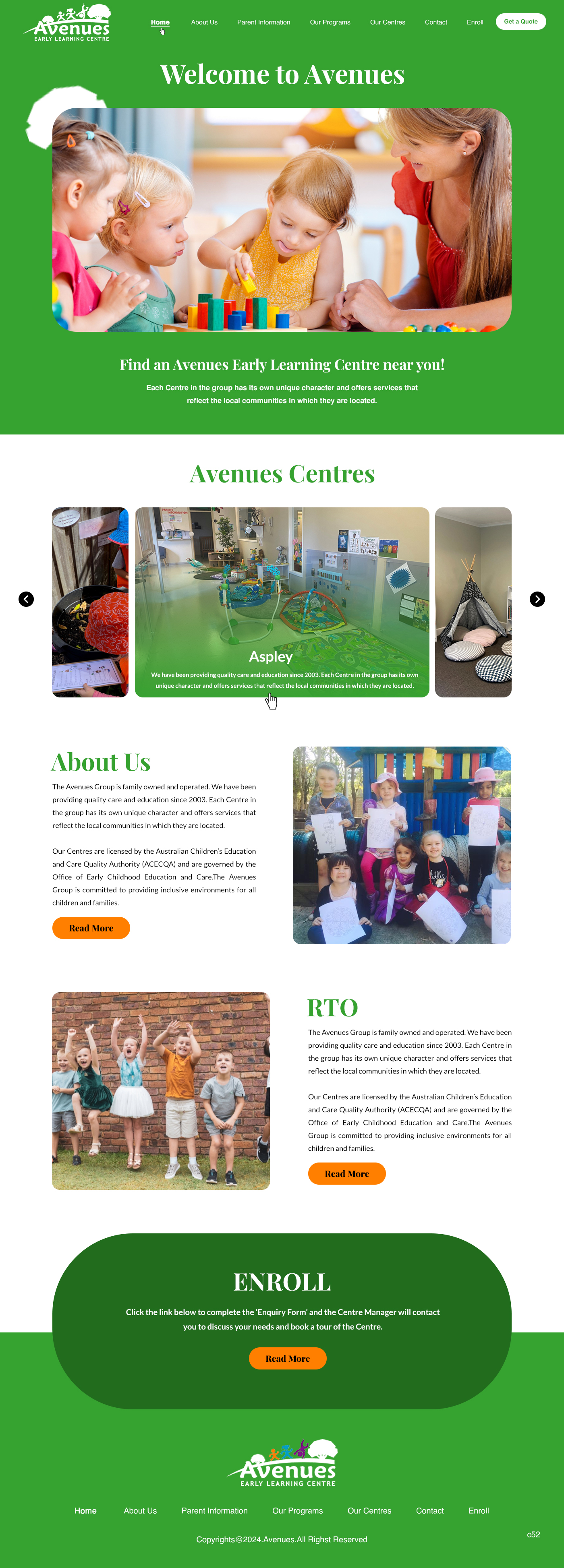 Web Design by pb for Little Lane Early Learning Centre | Design #33849742