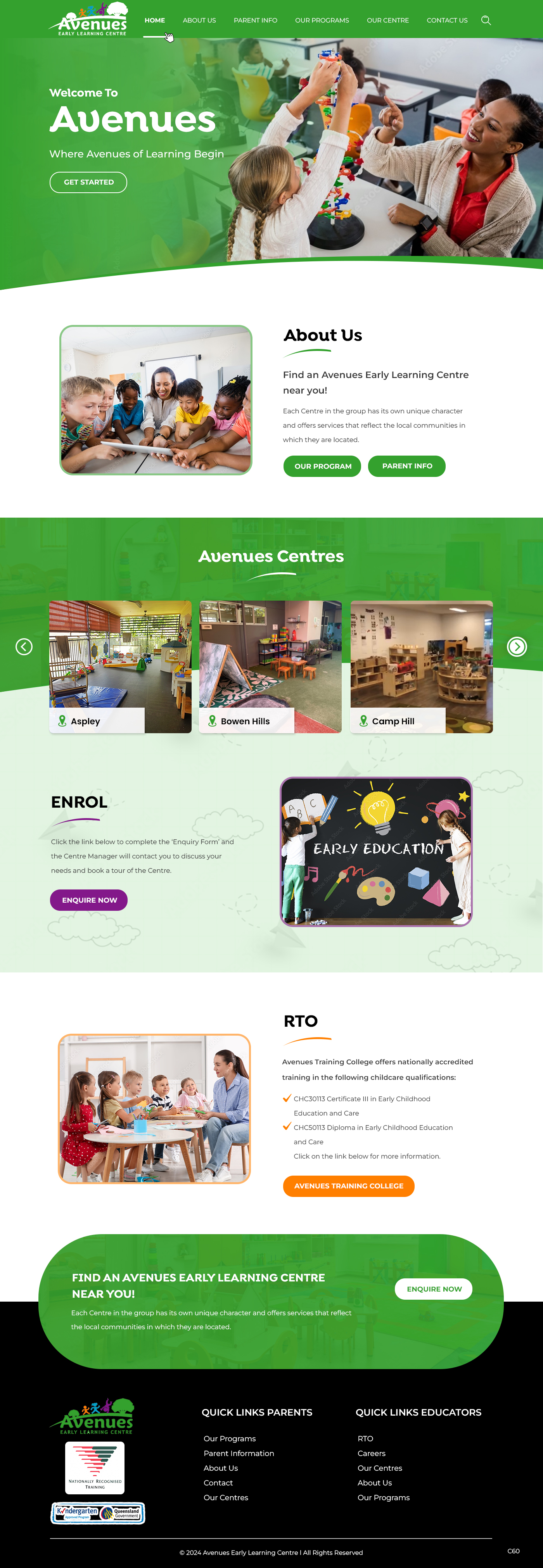 Web Design by pb for Little Lane Early Learning Centre | Design #33849749